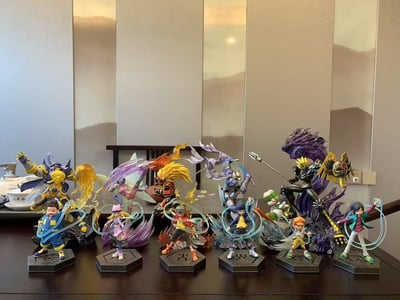 【數碼寶貝】殭屍車工作室－無限地帶 主角團 套組（海外現貨）10