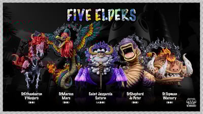 【海賊王】YZ工作室-未來島 第20彈 五老星 納斯壽郎聖 馬骨形態3