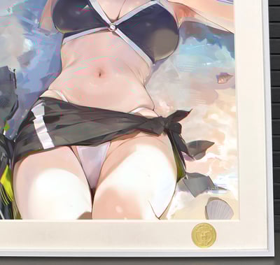 【週邊】H2工作室-泳裝兩儀式 FGO玉兔空境界二次元裝飾畫4