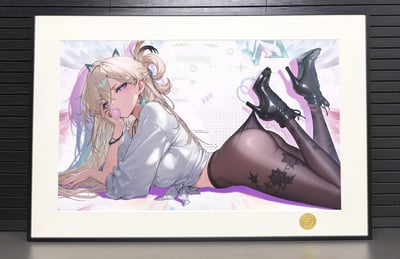 【週邊】H2工作室－鳴潮 黑絲琳奈 裝飾畫2