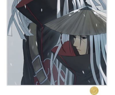 【週邊】H2工作室－火影忍者 鼬鬼鮫 裝飾畫4