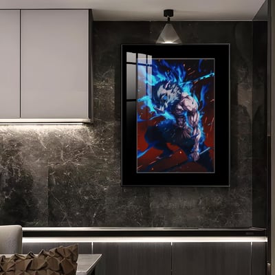 【週邊】橘子工作室－鬼滅之刃 鬼殺二刀流 嘴平伊之助 裝飾畫4