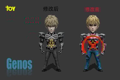 【一拳超人】TOY工作室-動漫IP主角共鳴 一拳超人系列 第二彈 傑諾斯5