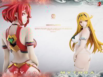 【異度神劍】森炎 SY studio-異度之刃 女角色輕雕像系列 第一款 光焰合鳴1