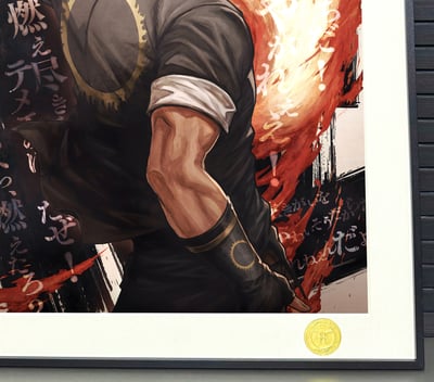 【週邊】H2工作室－格鬥天王 草薙京 裝飾畫4