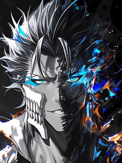 【週邊】星空工作室-葛力姆喬 境·界死神十刃BLEACH烏爾奇奧拉一護裝飾畫3