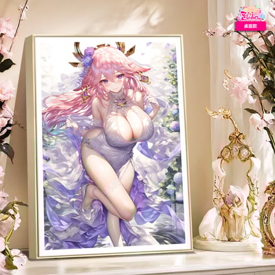 【週邊】阿喵畫社-花嫁 婚紗 八重神子1