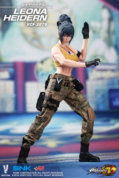 【正版授權】VERYCOOL－拳皇 XIV 莉安娜・哈迪蘭 可動人偶16