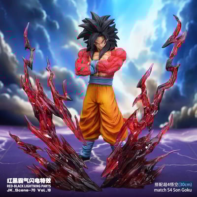 【海賊王】JacksDo-紅髮特效配件 紅黑霸氣閃電(左+右)14