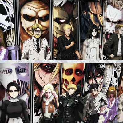 【週邊】浮沉工作室-九大巨人合集立體畫6