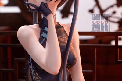 【蔚藍檔案】Fix cast（FC）龍華妃咲 坐姿旗袍3