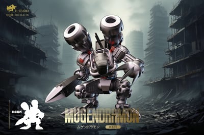 【數碼寶貝】T1-studio-鋼鐵帝國系列 機械邪龍 百萬龍 千兆龍 裝甲 守衛 坦克7