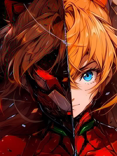 【週邊】星空工作室－新世紀福音戰士 雙面明日香 裝飾畫3