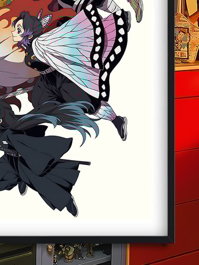 【週邊】巴洛克－鬼滅之刃 九柱出擊 裝飾畫&冰箱貼3