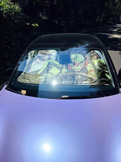 【週邊】千鳥社-汽車遮陽前擋風玻璃隔熱高達Gundam札古二次元防曬5
