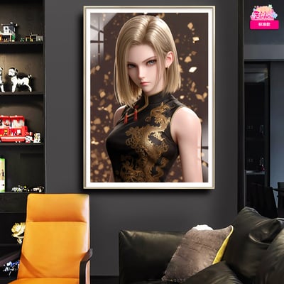 【週邊】阿喵畫社-旗袍18號5