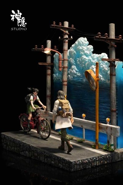 【宮崎駿】神隱工作室-剪影瞬間系列 鈴芽之旅 再見之前的路口4