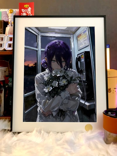 【週邊】星空工作室－鏈鋸人 電話亭蕾塞 裝飾畫3