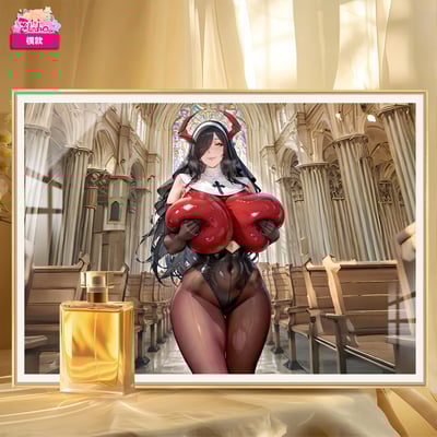 【週邊】阿喵畫社－碧藍航線 修女紅衣版 腓特烈大帝 復古畫2