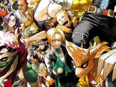 【週邊】星空工作室－我的英雄學院 英雄全員 裝飾畫4