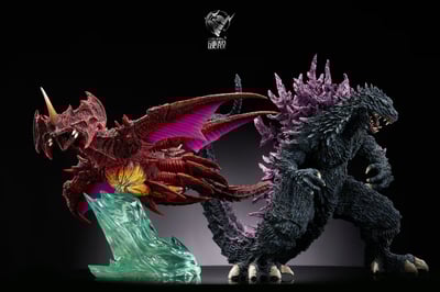 【哥吉拉】硬殻工作室-戴斯特洛伊亞飛行體&哥吉拉2000千禧戰龍1