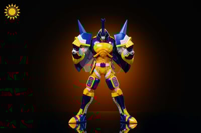 【數碼寶貝】太陽模玩-火神獸 野狼獸 電光獸 仙女獸 冰熊獸6