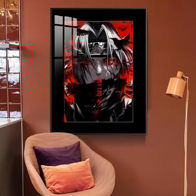 【週邊】橘子工作室－火影忍者 鼬神 半身像 裝飾畫3