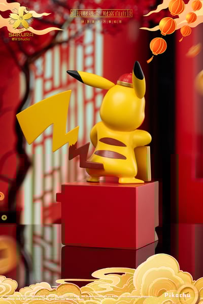 【寶可夢】櫻花 studio-招財皮卡丘8