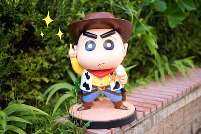 【蠟筆小新】動感光波工作室-牛仔小新（海外現貨）12