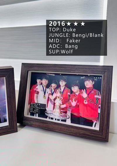 【週邊】千鳥社-SKT歷屆冠軍英雄聯盟T1戰隊擺台5