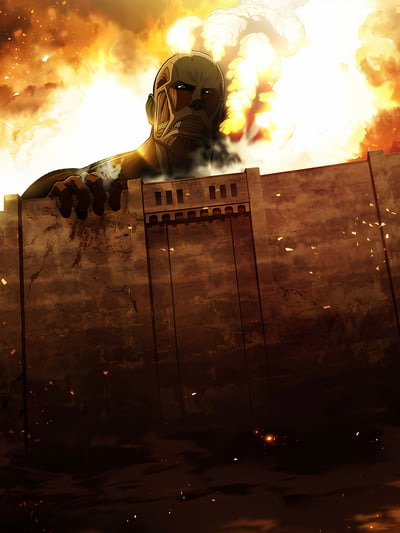 【週邊】星空工作室－進擊的巨人 瑪利亞之牆 裝飾畫4