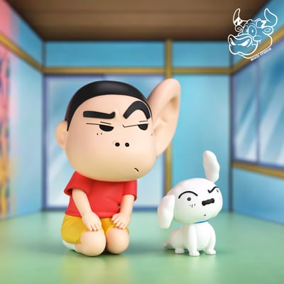 【蠟筆小新】牛子工作室-偷聽小新小白3