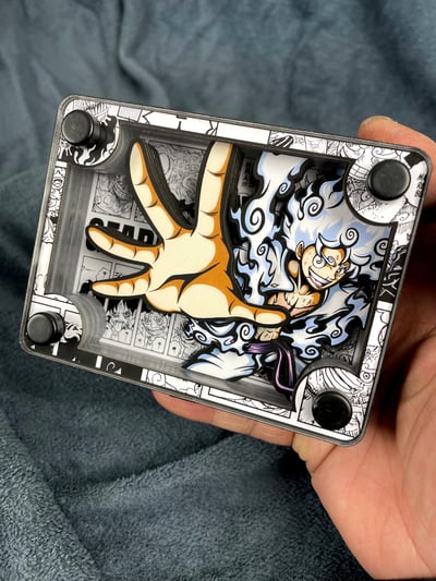 【週邊】萌萌匠-海賊王尼卡路飛週邊壓克力方磚卡磚高顏值立牌2