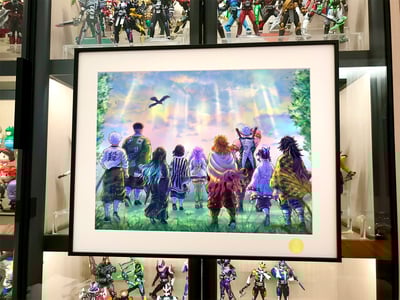 【週邊】星空工作室－鬼滅之刃 九柱背影 裝飾畫2