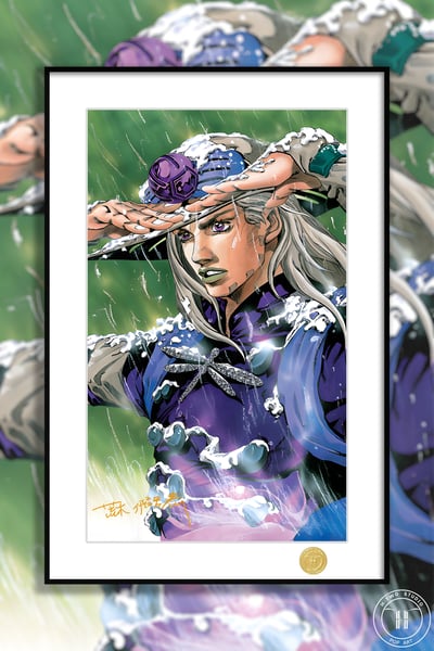 【週邊】H2工作室－JOJO的奇妙冒險 傑洛齊貝林 裝飾畫1