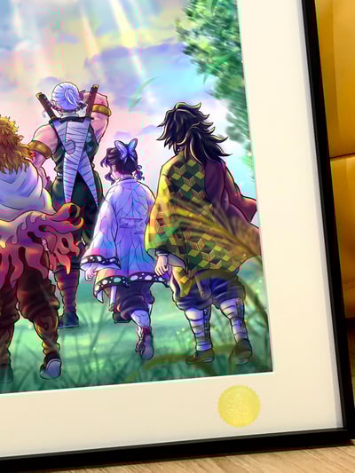 【週邊】星空工作室－鬼滅之刃 九柱背影 裝飾畫4