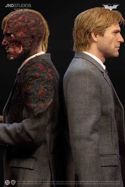 【正版授權】JND STUDIOS-蝙蝠俠黑闇騎士 雙面人 哈維丹特5