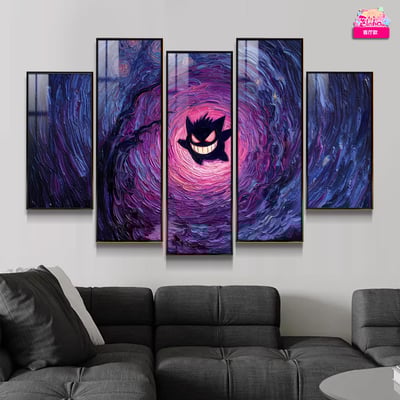 【週邊】阿喵畫社－寶可夢 梵高星空耿鬼 耀夜版1