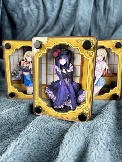 【週邊】萌萌匠-更衣人偶墜入愛河 喜多川海夢3D立體方磚擺台裝飾畫4