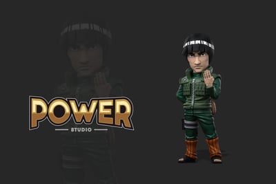 【火影忍者】Power studio-老師組共鳴系列 卡卡西&凱3