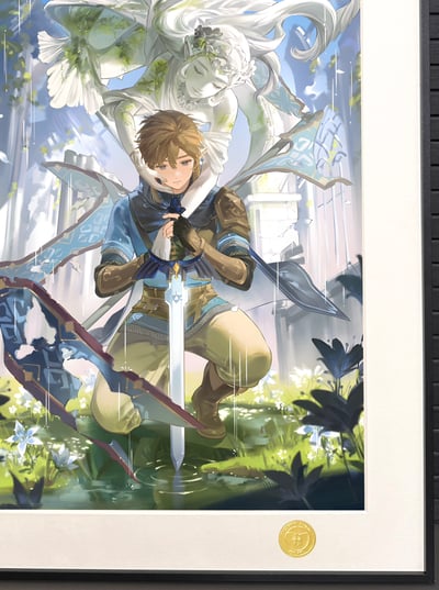 【週邊】H2工作室－薩爾達傳說 林克 裝飾畫4