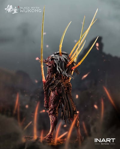 【正版授權】INART Action－黑神話：悟空 夜叉王 1/12 可動人偶5