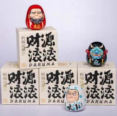 【原創授權】田也工作室-祈福達摩蛋（海外現貨）10