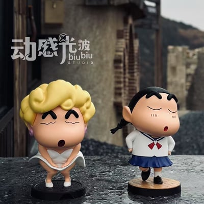 【蠟筆小新】動感光波工作室-夢露小新 & jk小新1