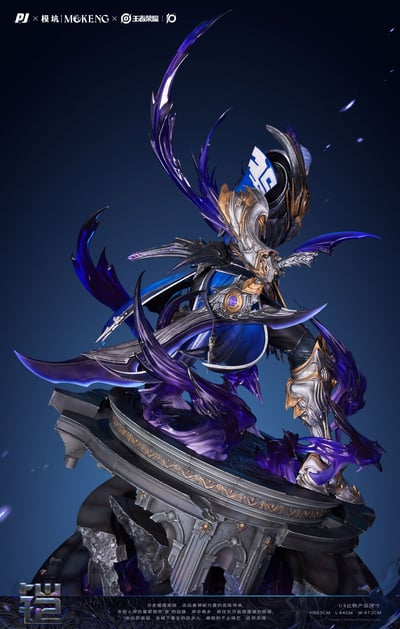 【正版授權】PIJI否極x模坑-王者榮耀「破滅刃鋒-鎧」典藏雕像5