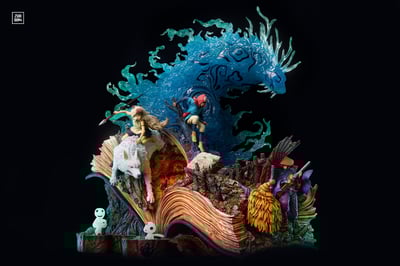 【宮崎駿】作伴ZUOBAN-美術館系列 第3款 1997 魔法公主1