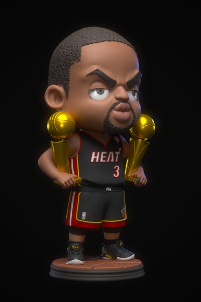 【運動明星】M3工作室-NBA 熱火 韋德7