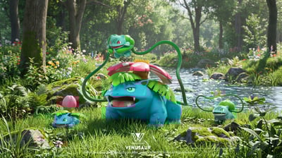 【寶可夢】玩得Wonder studio－妙蛙花進化組1