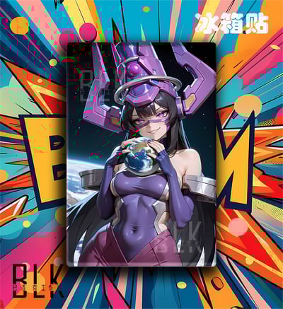 【週邊】巴洛克－漫威 吞妹 裝飾畫 & 冰箱貼5