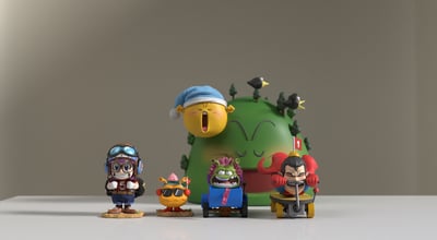 【阿拉蕾】ZOR-Studios-企鵝村全家福系列 第九彈 酸梅超人10